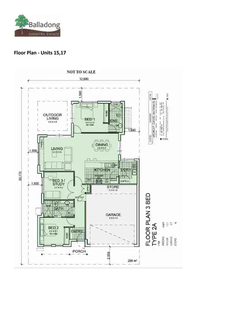 Floorplan of Homely villa listing, Villa 16/20 Redmile Road, York WA 6302