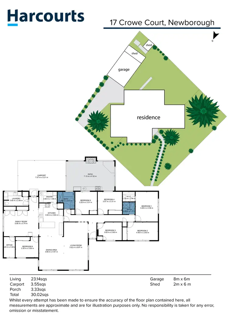Floorplan of Homely house listing, 17 Crowe Court, Newborough VIC 3825