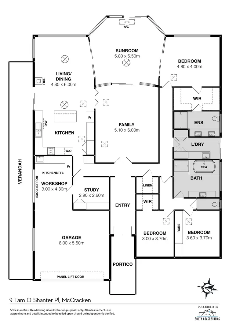 Floorplan of Homely house listing, 9 Tam O'Shanter, Mccracken SA 5211