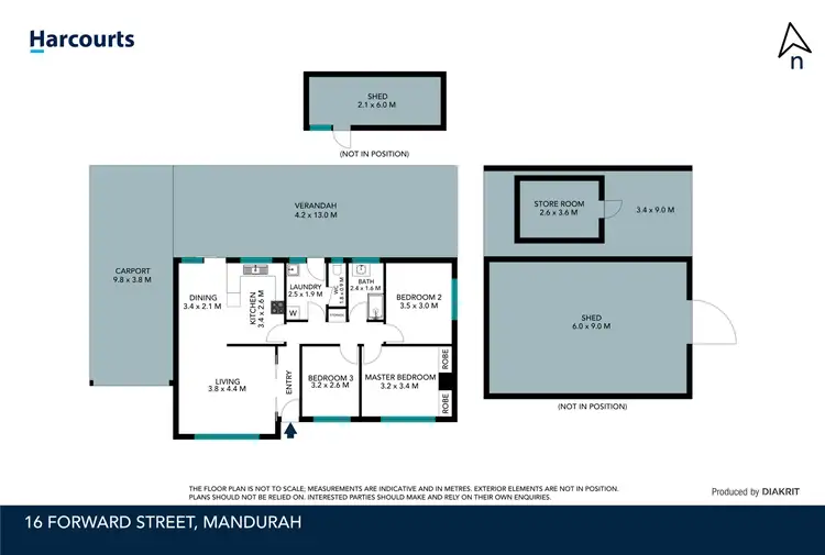 Floorplan of Homely house listing, 16 Forward Street, Mandurah WA 6210
