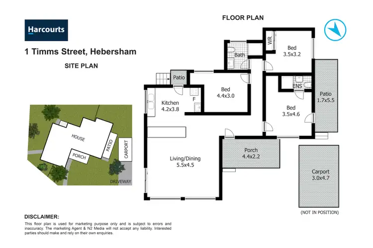 Floorplan of Homely house listing, 1 Timms Street, Hebersham NSW 2770