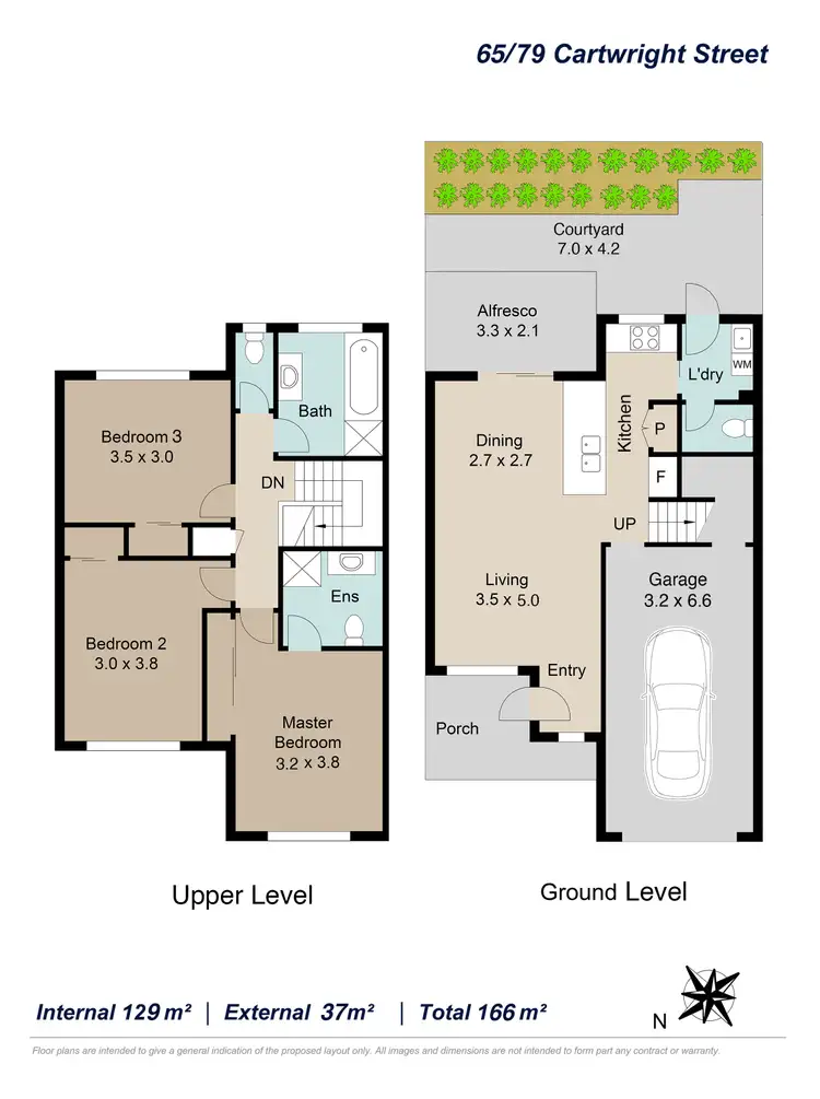 Floorplan of Homely townhouse listing, 65/79 Cartwright Street, Taigum QLD 4018