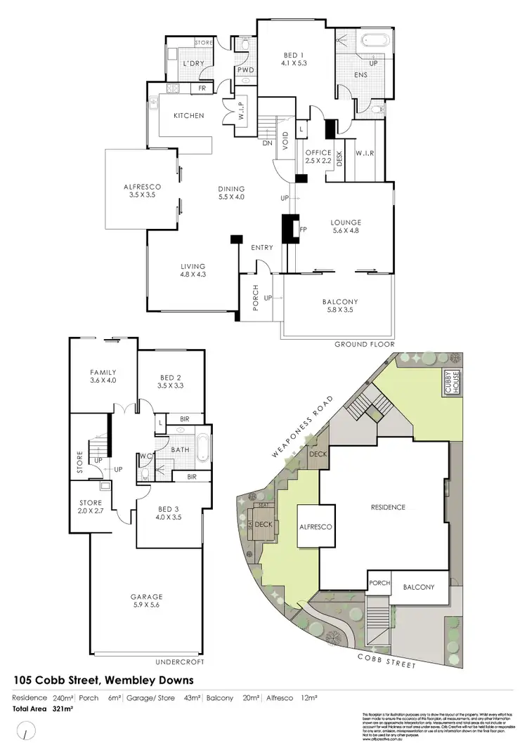 Floorplan of Homely house listing, 105 Cobb Street, Wembley Downs WA 6019