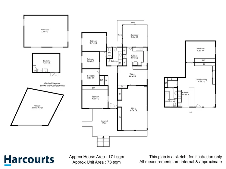 Floorplan of Homely house listing, 36 Corinda Grove, West Moonah TAS 7009