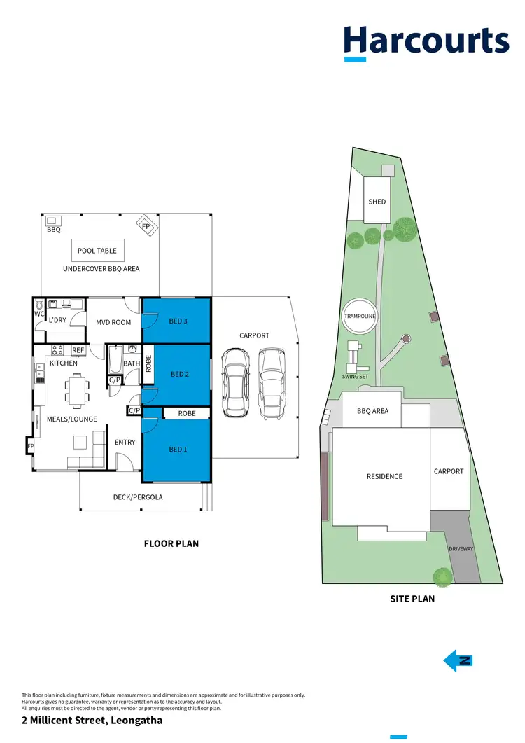 Floorplan of Homely house listing, 2 Millicent Street, Leongatha VIC 3953