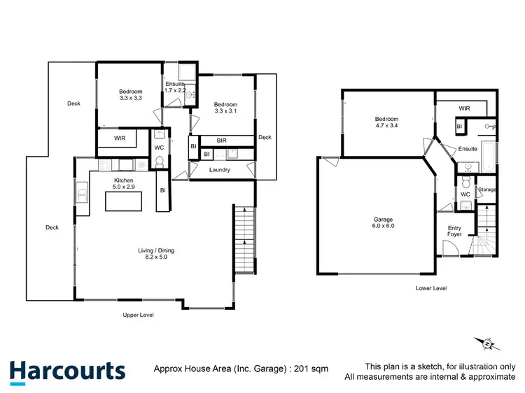 Floorplan of Homely villa listing, 2/4 Tennent Court, Howrah TAS 7018