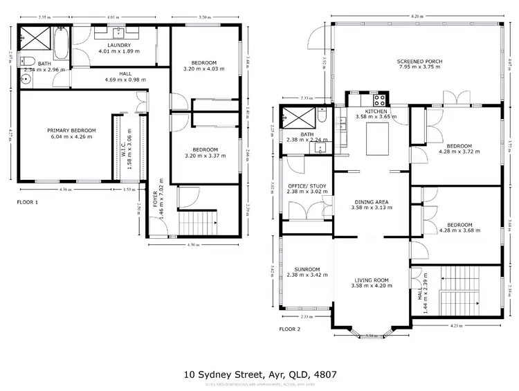 Floorplan of Homely house listing, 10 Sydney Street, Ayr QLD 4807