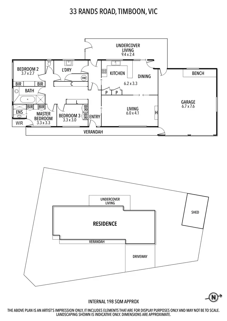 Floorplan of Homely house listing, 33 Rands Road, Timboon VIC 3268