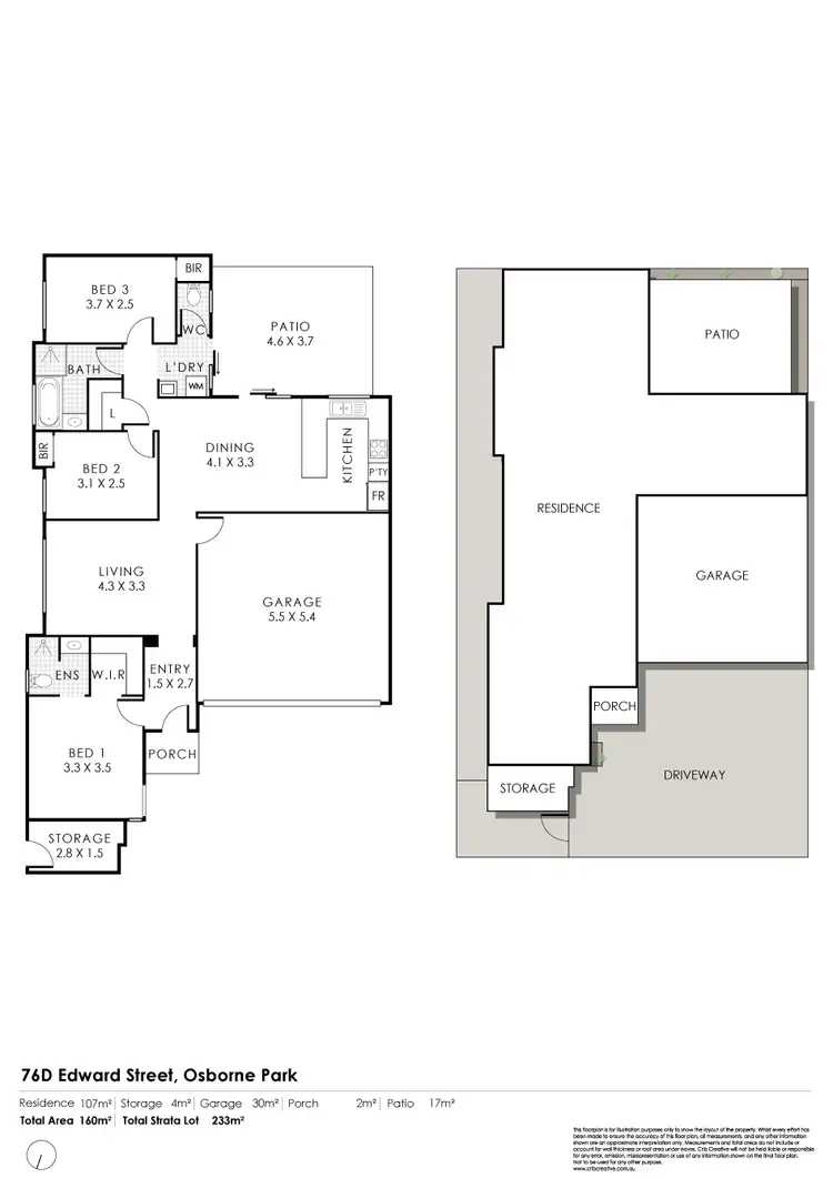 Floorplan of Homely house listing, 76D Edward Street, Osborne Park WA 6017