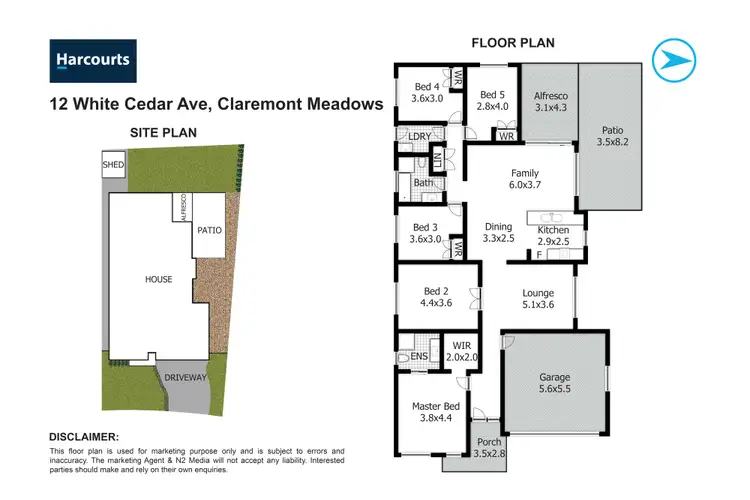 Floorplan of Homely house listing, 12 White Cedar Avenue, Claremont Meadows NSW 2747