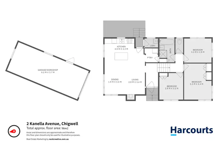 Floorplan of Homely house listing, 2 Kanella Avenue, Chigwell TAS 7011