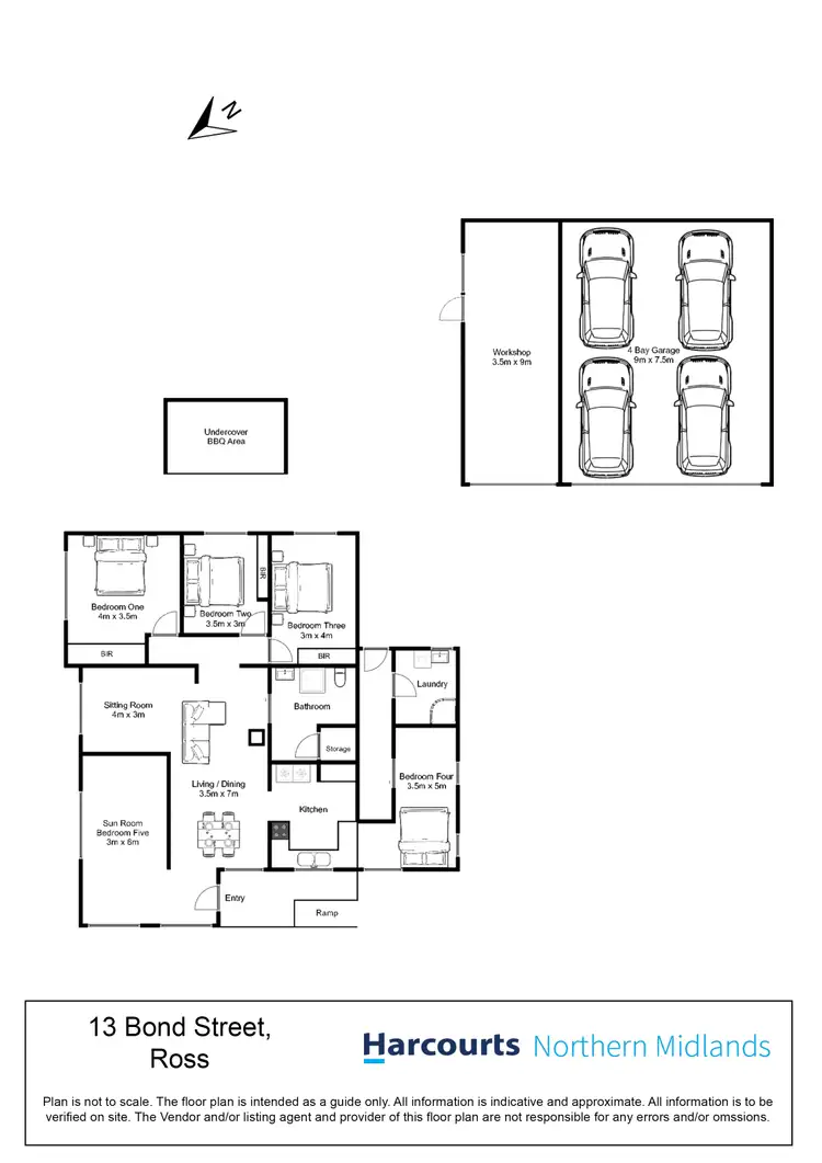 Floorplan of Homely house listing, 13 Bond Street, Ross TAS 7209