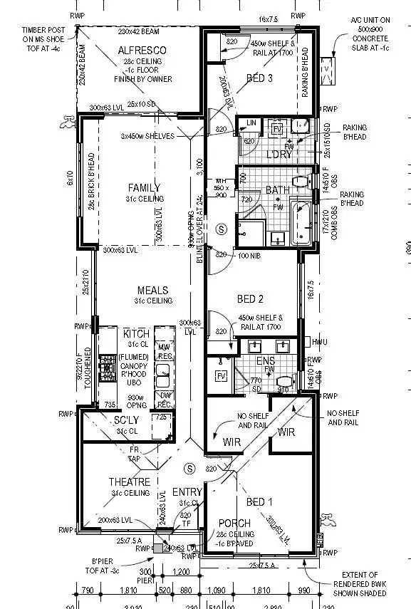 Floorplan of Homely house listing, 78 Trethowan Promenade, Alkimos WA 6038