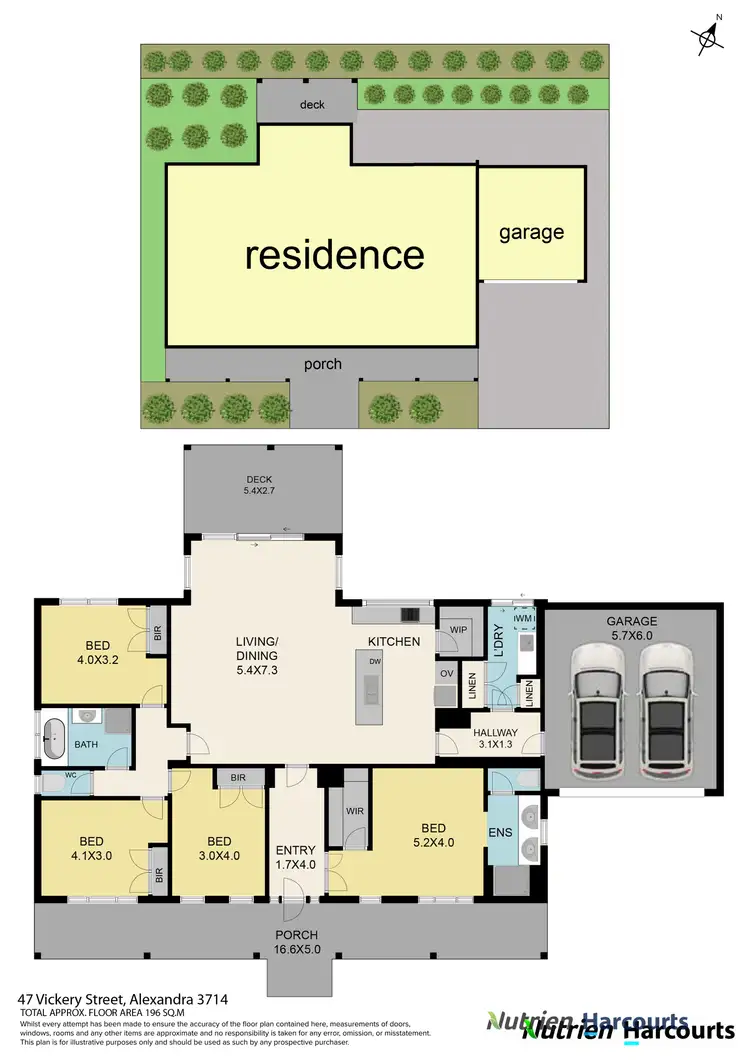 Floorplan of Homely house listing, 47 Vickery Street, Alexandra VIC 3714