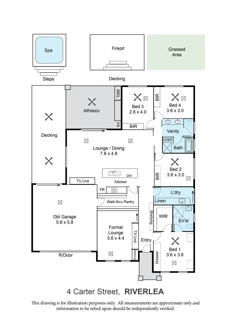 Floorplan of Homely house listing, 4 Carter Street, Riverlea Park SA 5120
