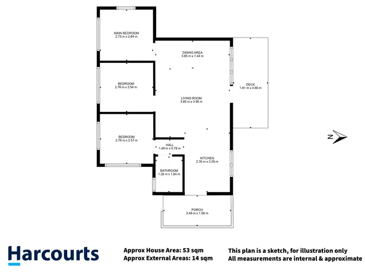 Floorplan of Homely house listing, 13 Mongana Street, Dodges Ferry TAS 7173