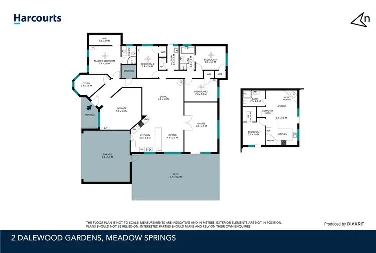 Floorplan of Homely house listing, 2 Dalewood Gardens, Meadow Springs WA 6210