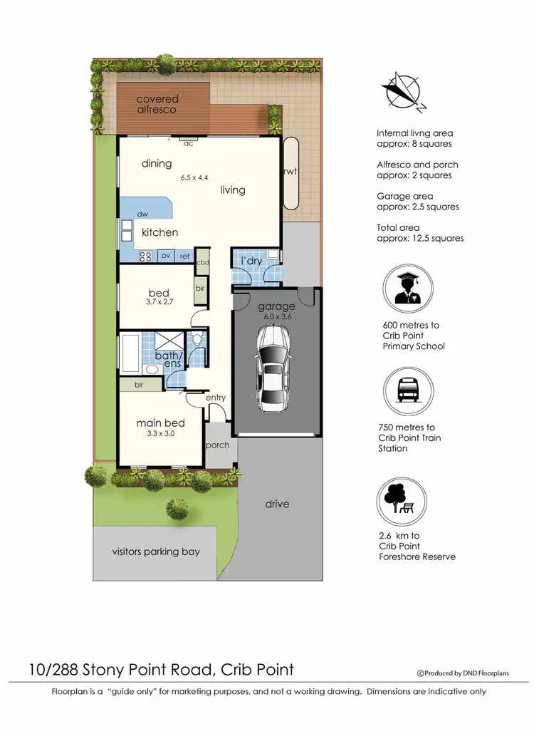 Floorplan of Homely house listing, 10/288 Stony Point Road, Crib Point VIC 3919