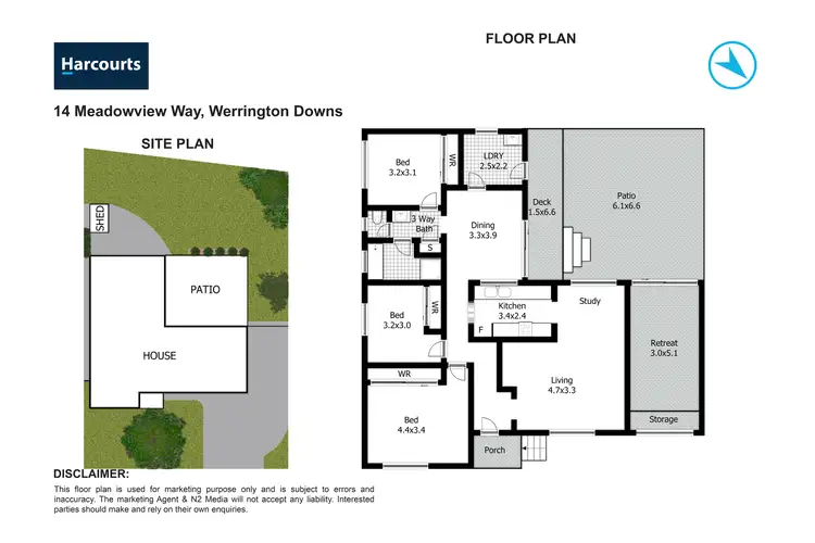 Floorplan of Homely house listing, 14 Meadowview Way, Werrington Downs NSW 2747