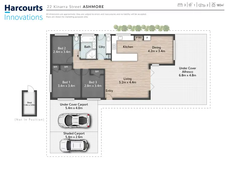 Floorplan of Homely house listing, 22 Kinarra Street, Ashmore QLD 4214