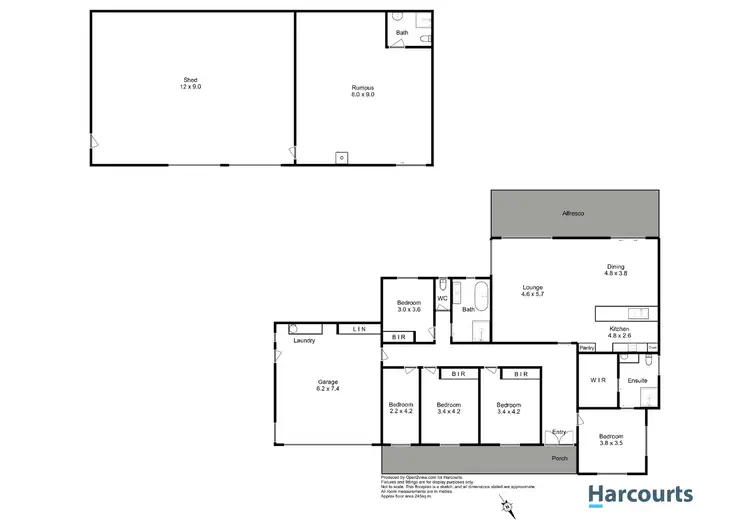Floorplan of Homely house listing, 35 Elphin Drive, Squeaking Point TAS 7307