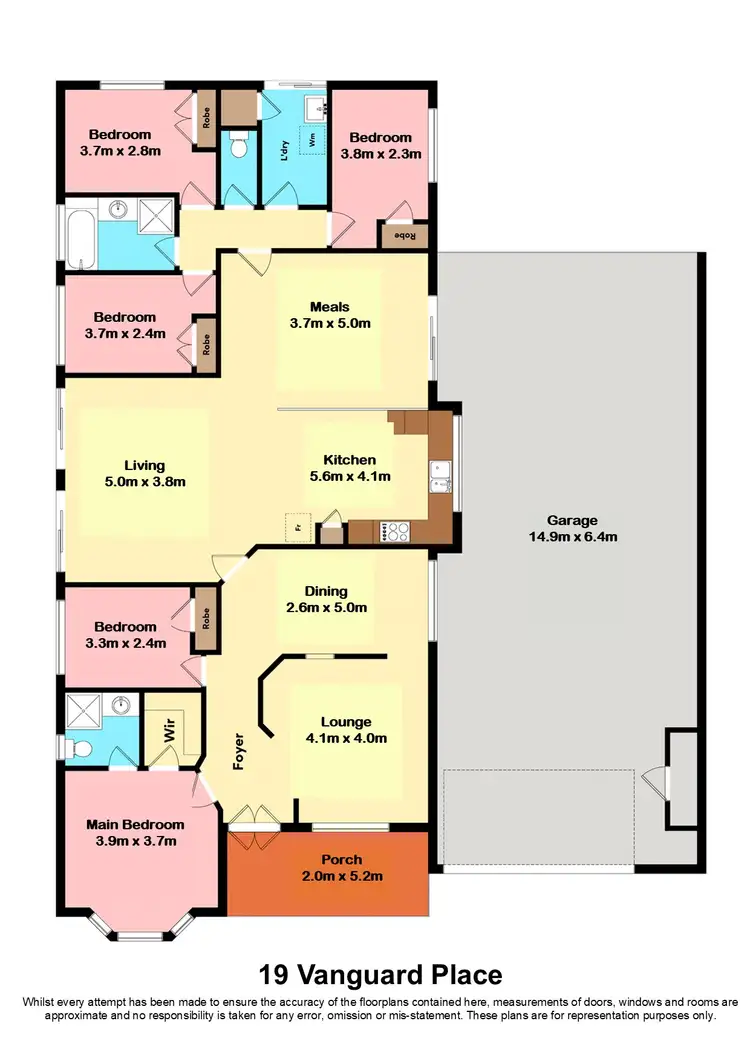 Floorplan of Homely house listing, 19 Vanguard Place, Currambine WA 6028