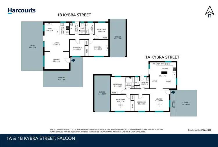Floorplan of Homely house listing, 1A Kybra Street, Falcon WA 6210