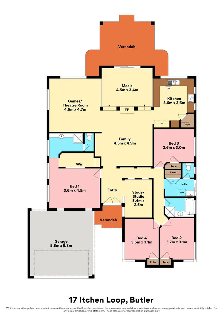 Floorplan of Homely house listing, 17 Itchen Loop, Butler WA 6036