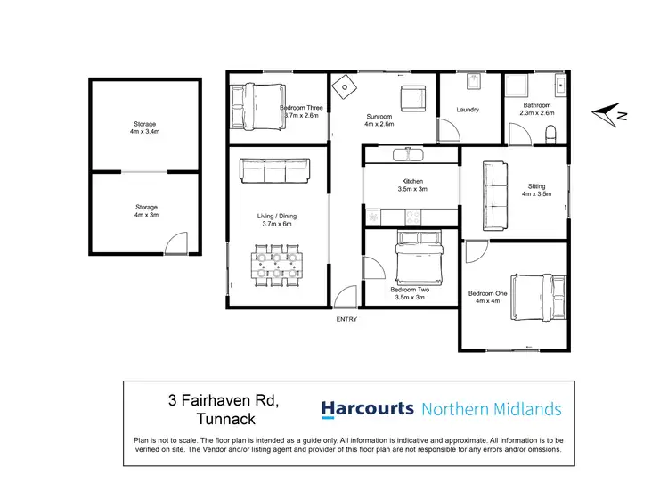 Floorplan of Homely house listing, 3 Fairhaven Road, Tunnack TAS 7120