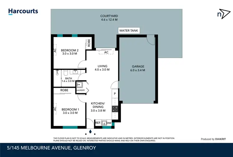 Floorplan of Homely unit listing, 5/145 Melbourne Avenue, Glenroy VIC 3046