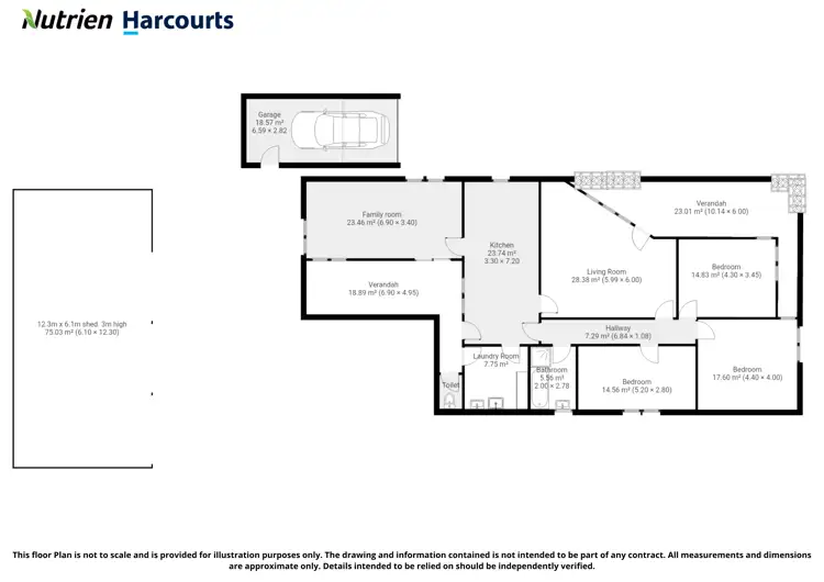 Floorplan of Homely house listing, 15 Dignan St, Wilmington SA 5485