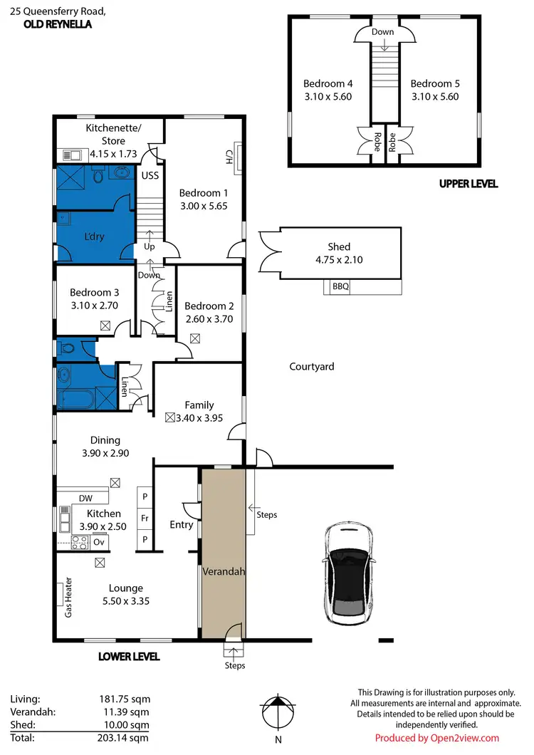 Floorplan of Homely house listing, 25 Queensferry Road, Old Reynella SA 5161