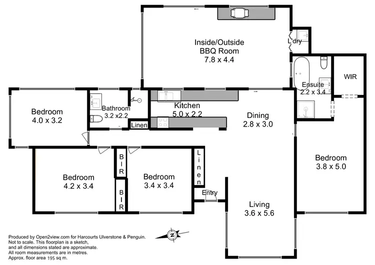 Floorplan of Homely unit listing, 12/67 Stubbs Road, Turners Beach TAS 7315