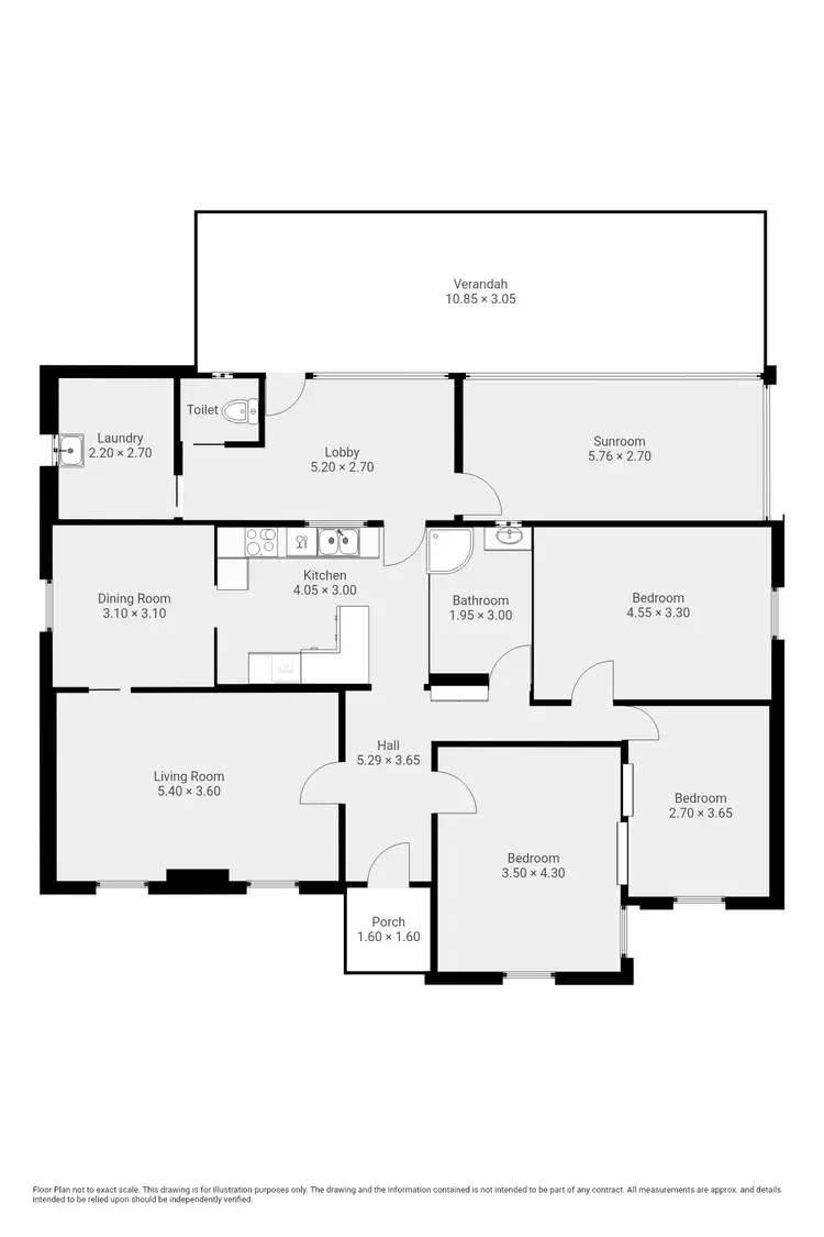 Floorplan of Homely house listing, 86 Moscow Street, Peterborough SA 5422
