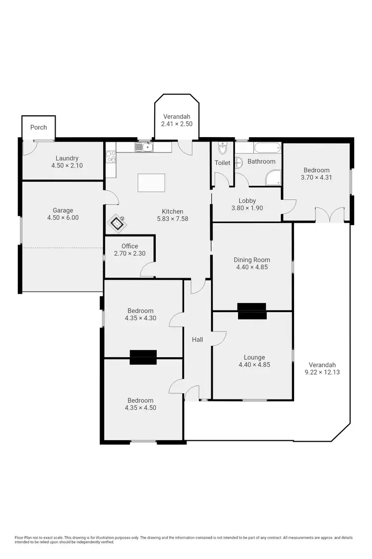 Floorplan of Homely house listing, 22 Fourth Street, Orroroo SA 5431