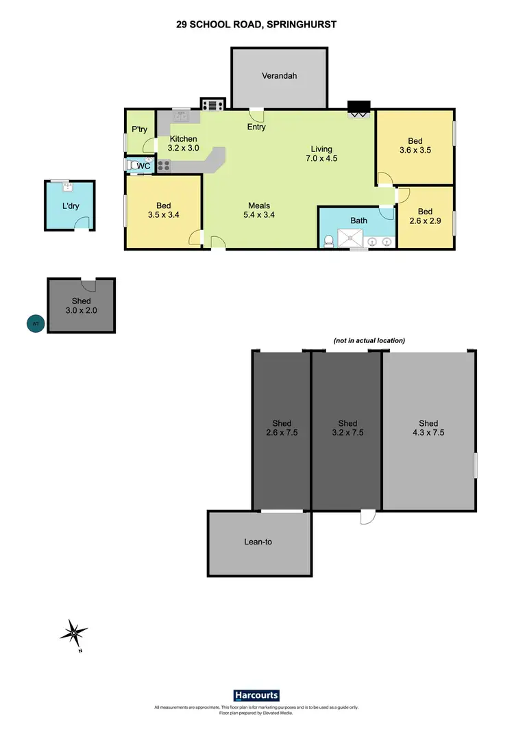 Floorplan of Homely house listing, 29 School Road, Springhurst VIC 3682