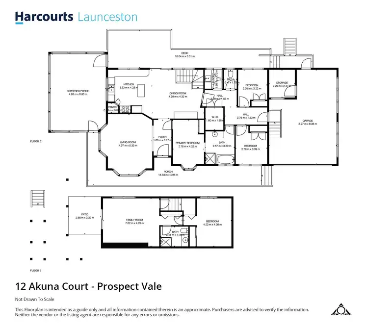 Floorplan of Homely house listing, 12 Akuna Court, Prospect Vale TAS 7250