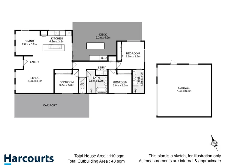 Floorplan of Homely house listing, 7 Ashy Way, Huonville TAS 7109