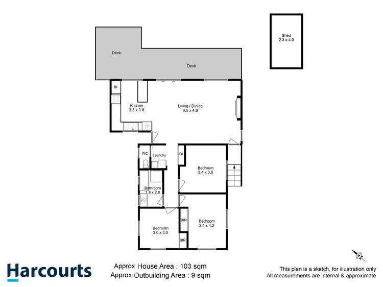 Floorplan of Homely house listing, 19 Chippendale Street, Claremont TAS 7011