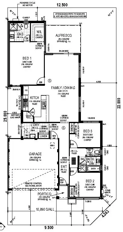 Floorplan of Homely house listing, 9 Hatchway Road, Alkimos WA 6038