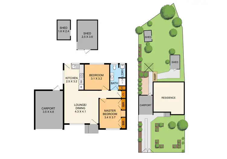 Floorplan of Homely house listing, 1/21 Springfield Road, Boronia VIC 3155