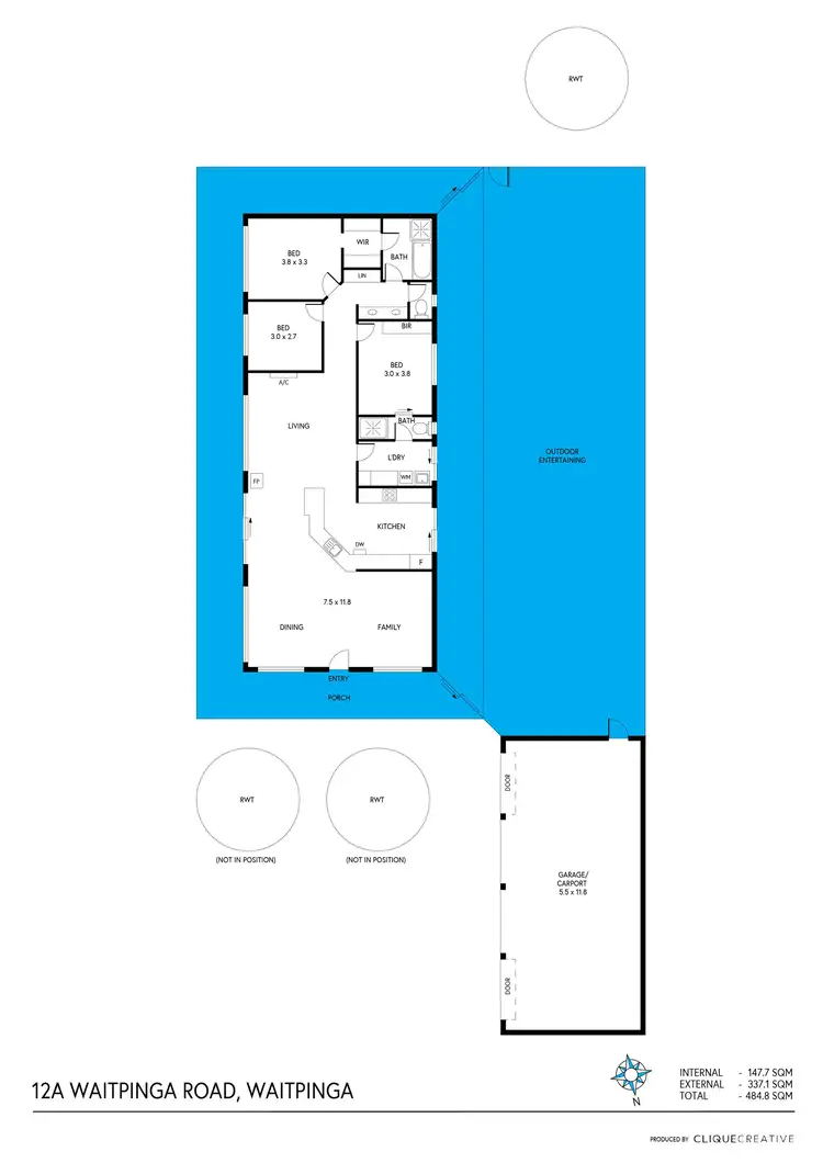 Floorplan of Homely house listing, 12A Waitpinga Road, Waitpinga SA 5211