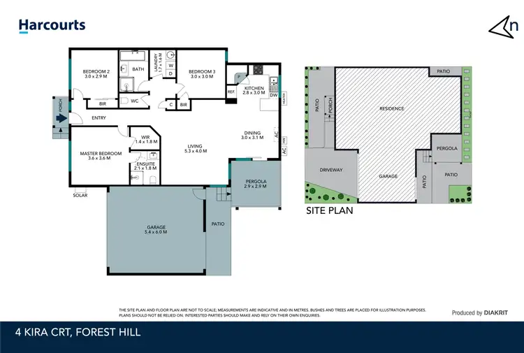 Floorplan of Homely house listing, 4 Kira Court, Forest Hill VIC 3131