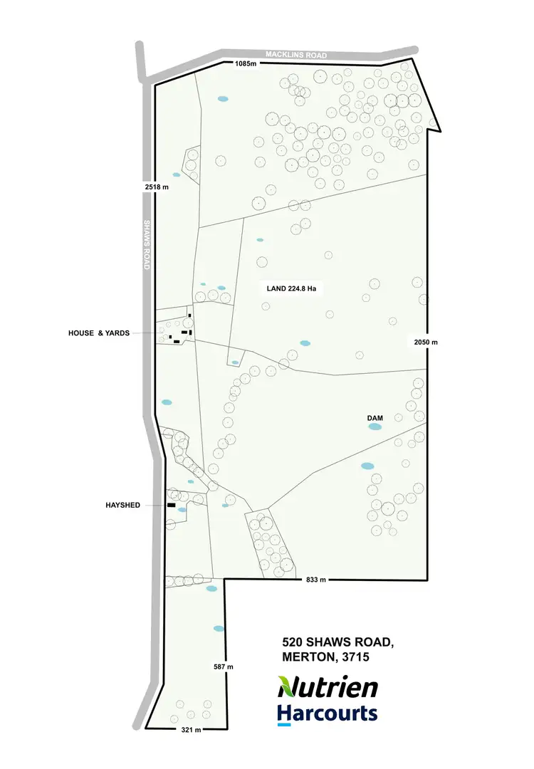 Floorplan of Homely rural property listing, 520 Shaws Road, Merton VIC 3715