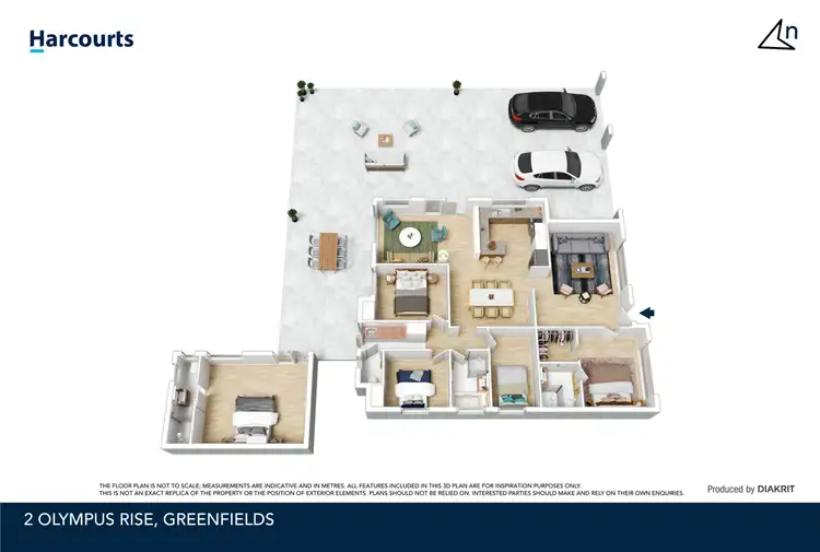 Floorplan of Homely house listing, 2 Olympus Rise, Greenfields WA 6210