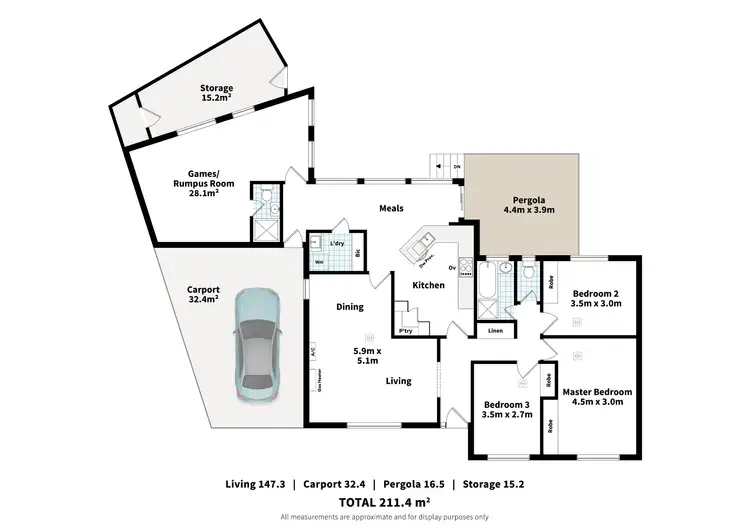 Floorplan of Homely house listing, 16 Horn Drive, Happy Valley SA 5159