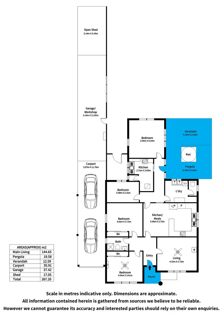Floorplan of Homely house listing, 59 Bickford Street, Richmond SA 5033