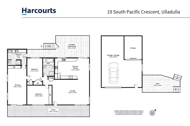 Floorplan of Homely house listing, 19 South Pacific Crescent, Ulladulla NSW 2539