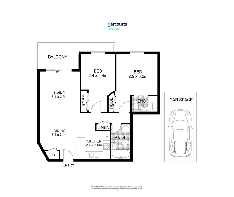 Floorplan of Homely unit listing, 22/8-14 Oxford Street, Blacktown NSW 2148