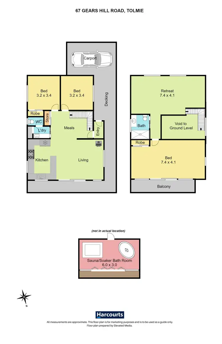 Floorplan of Homely house listing, 67 Gears Hill Road, Tolmie VIC 3723
